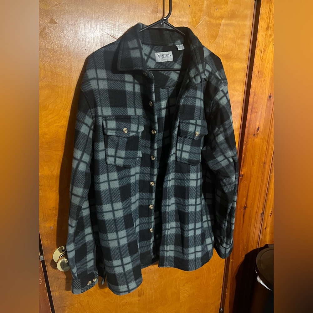 Visitor Work Flannel Fleece Jacket